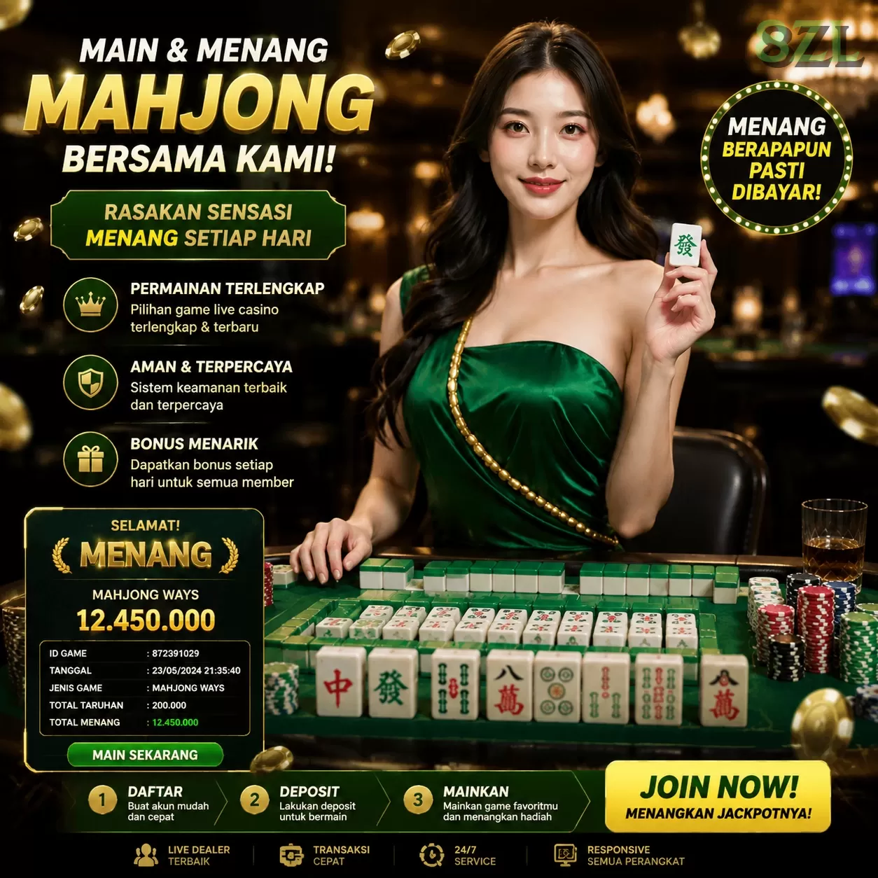Ikon aplikasi 8zl resmi